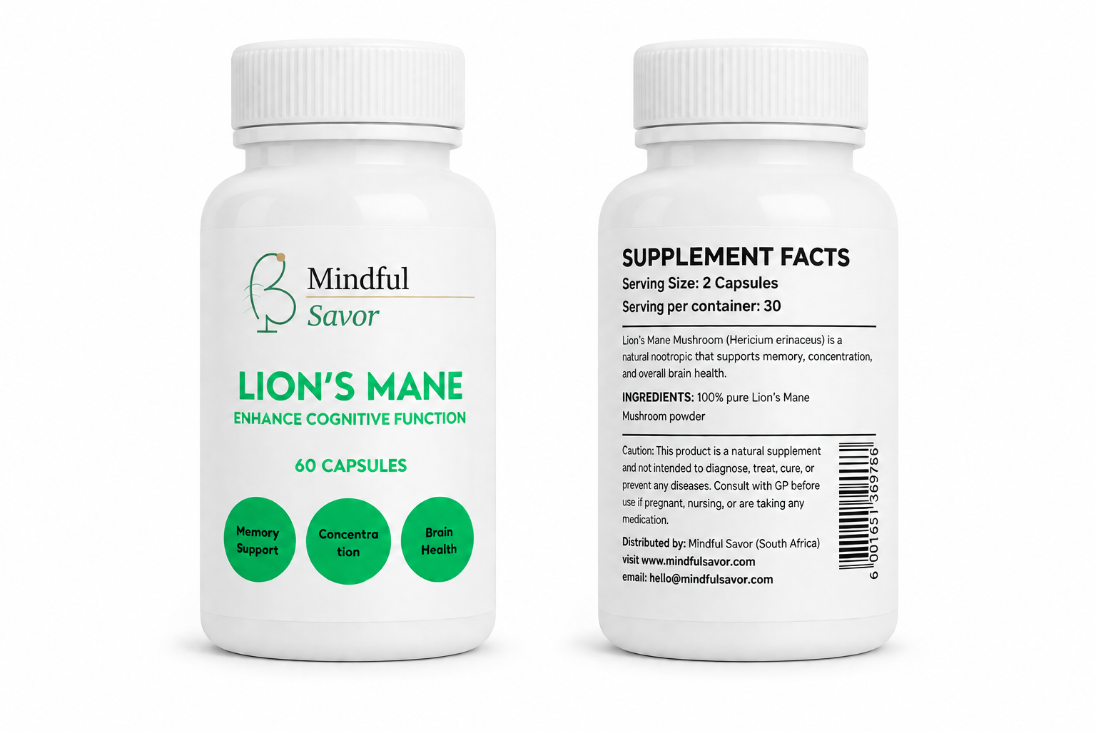 Lion's Mane + Reishi Capsules